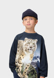 MOLO Rube T-shirt Long sleeve Snow Leo