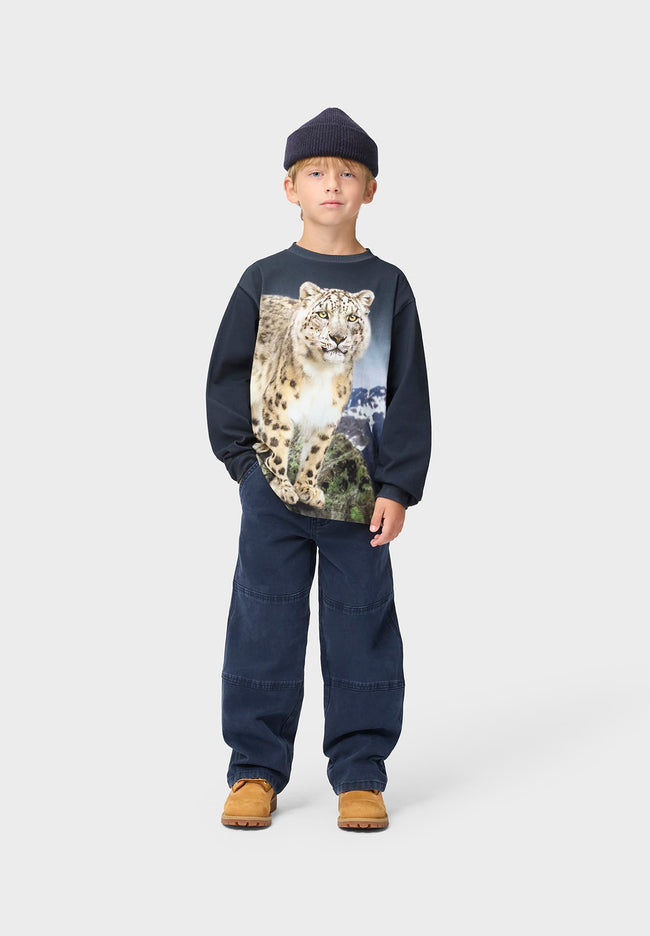 MOLO Rube T-shirt Long sleeve Snow Leo