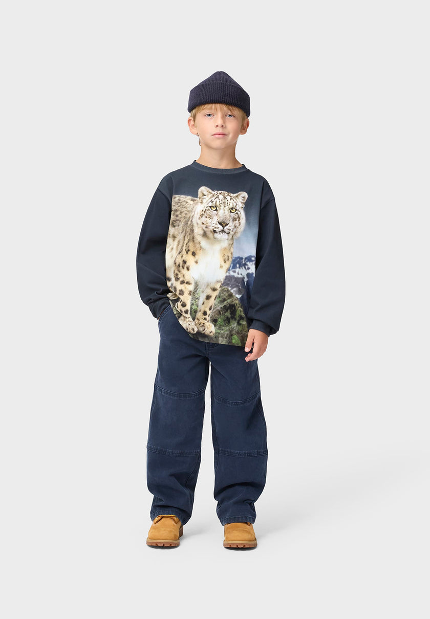 MOLO Rube T-shirt Long sleeve Snow Leo