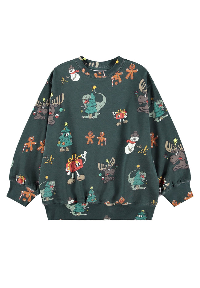 MOLO Monti Sweat Shirt Cartoony Xmas