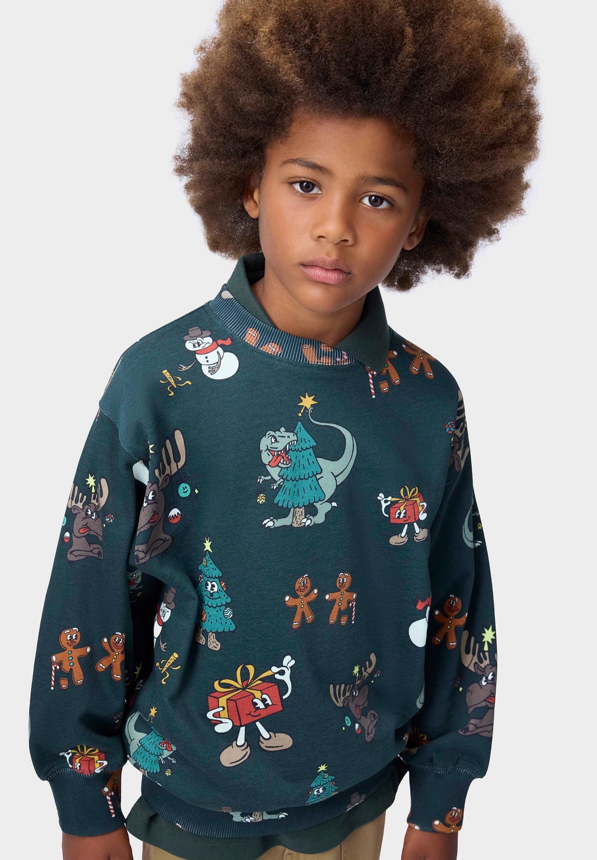 MOLO Monti Sweat Shirt Cartoony Xmas