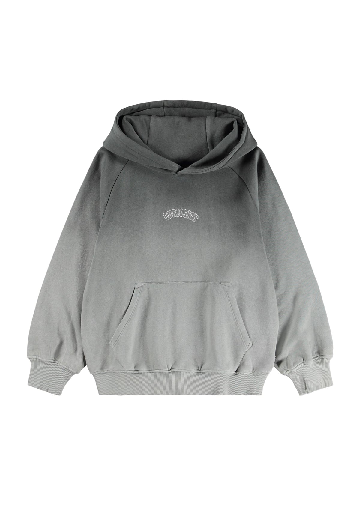 MOLO Mic Hoodie Storm Grey Dip Dye