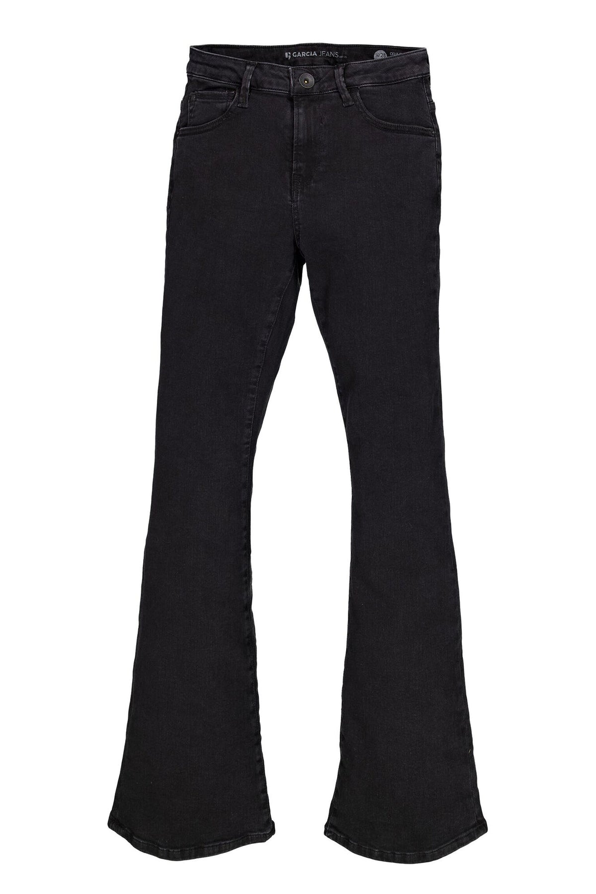 GARCIA Ladies Pants Denim Dark Used - FLARED