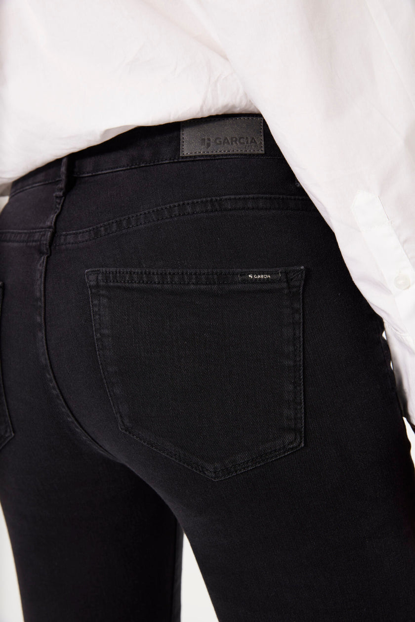 GARCIA Ladies Pants Denim Dark Used - FLARED