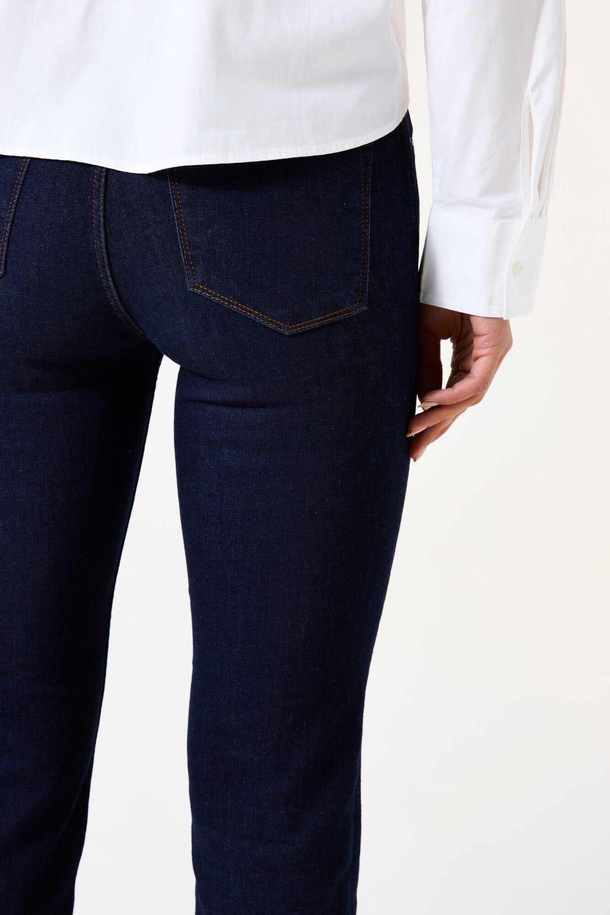 GARCIA Ladies Pants Denim Rinsed - STRAIGHT