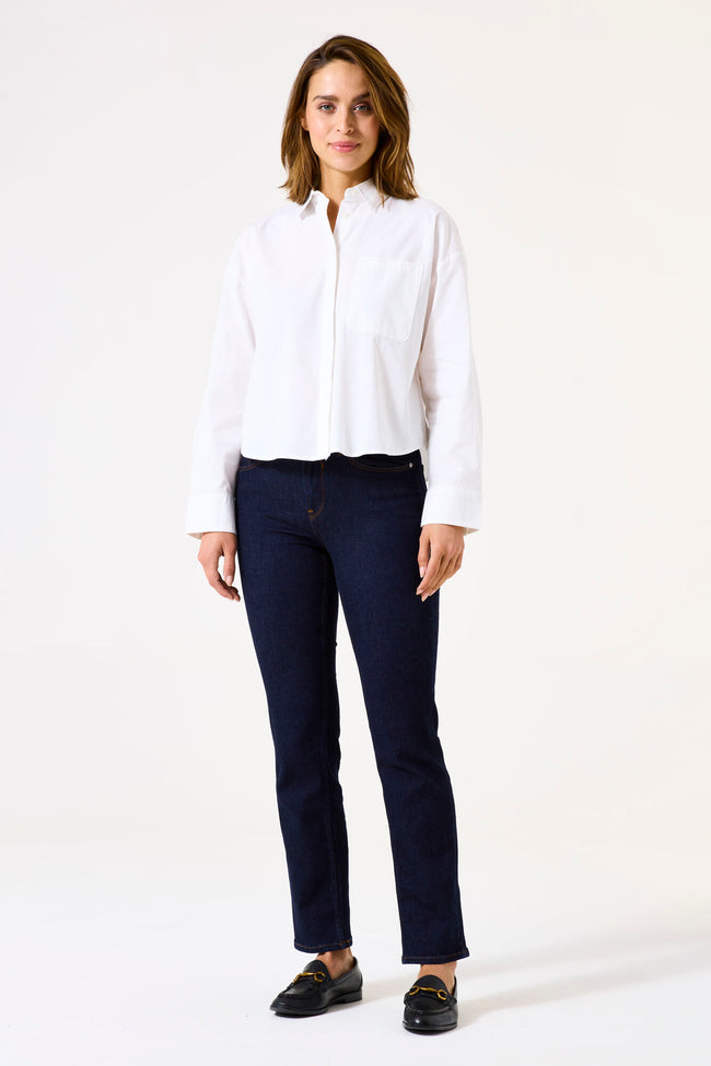 GARCIA Ladies Pants Denim Rinsed - STRAIGHT
