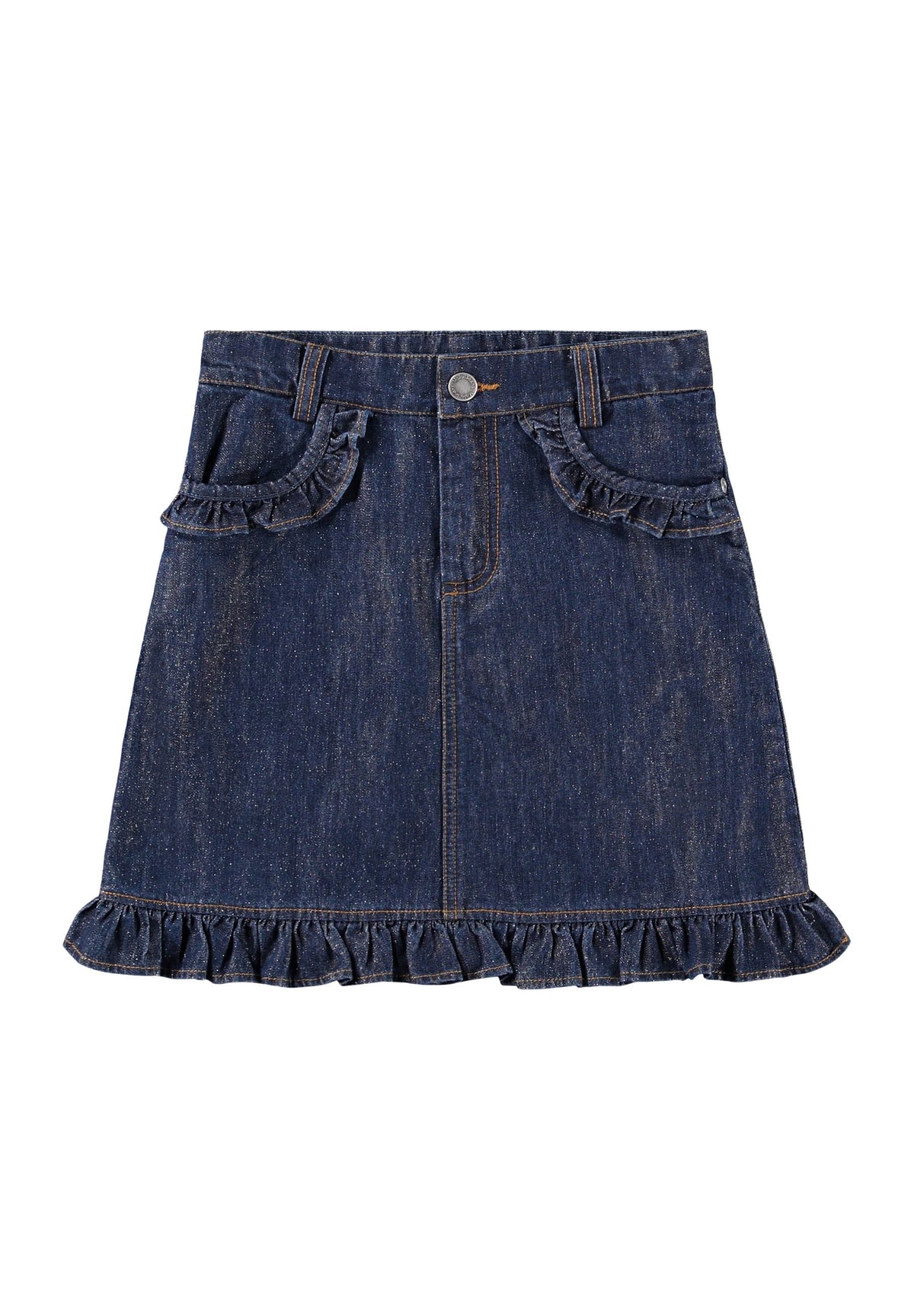 MOLO Berit Skirt Mid Blue Glitter