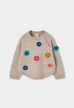 BOBOLI Girls Sweater Camel