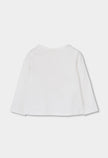 BOBOLI Girls Jersey T-shirt -BCI Off White