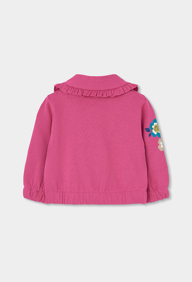 BOBOLI Girls Fleece Jacket -BCI Fuchsia
