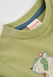BOBOLI Boys Jersey T-shirt -BCI Apple Green