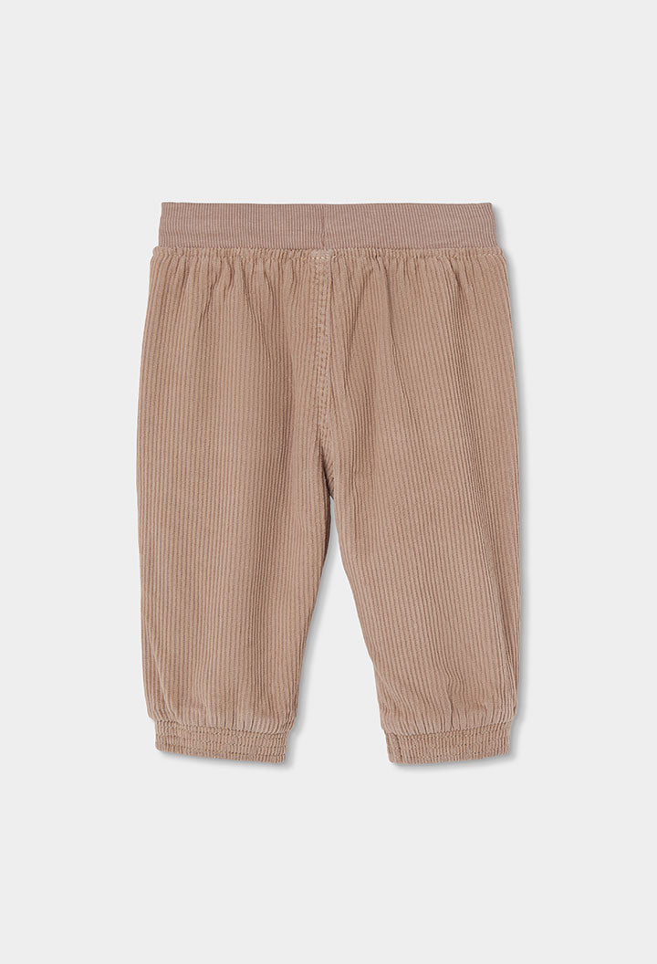 BOBOLI Boys Corduroy Trousers -BCI Taupe