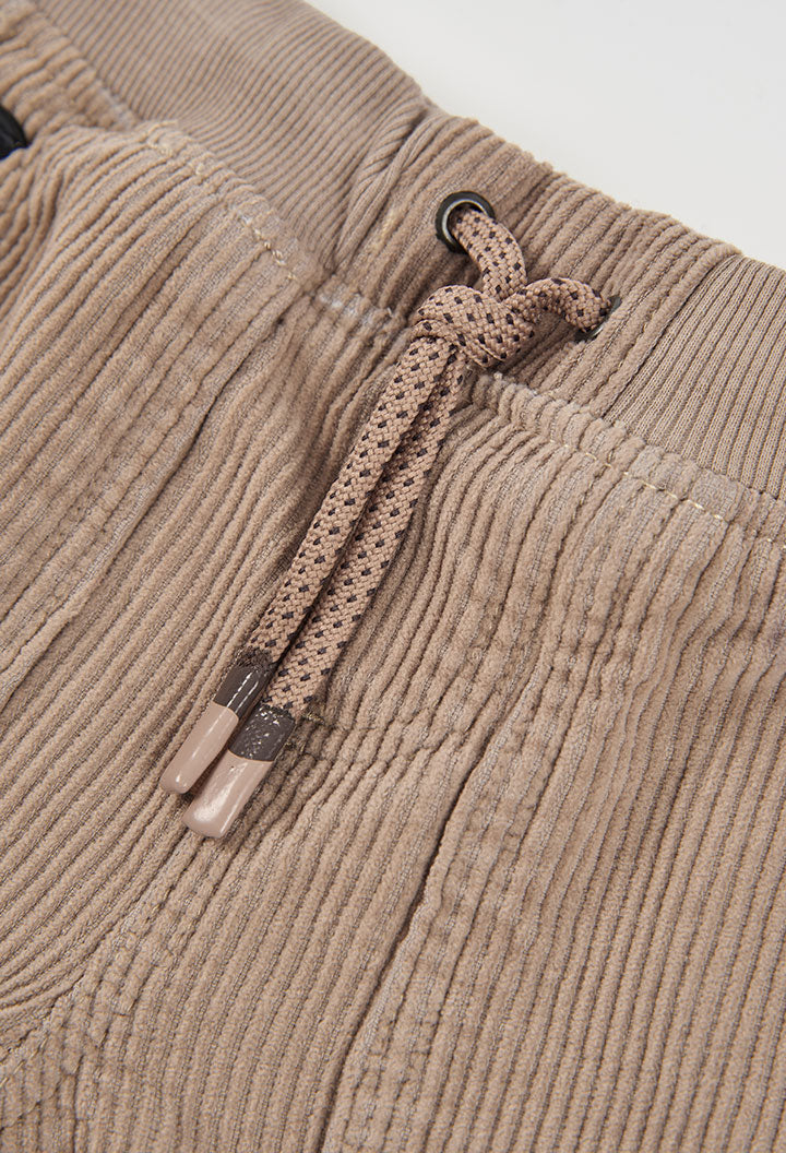 BOBOLI Boys Corduroy Trousers -BCI Taupe
