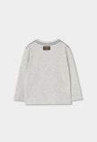 BOBOLI Boys Jersey T-shirt -BCI Heather Ecru