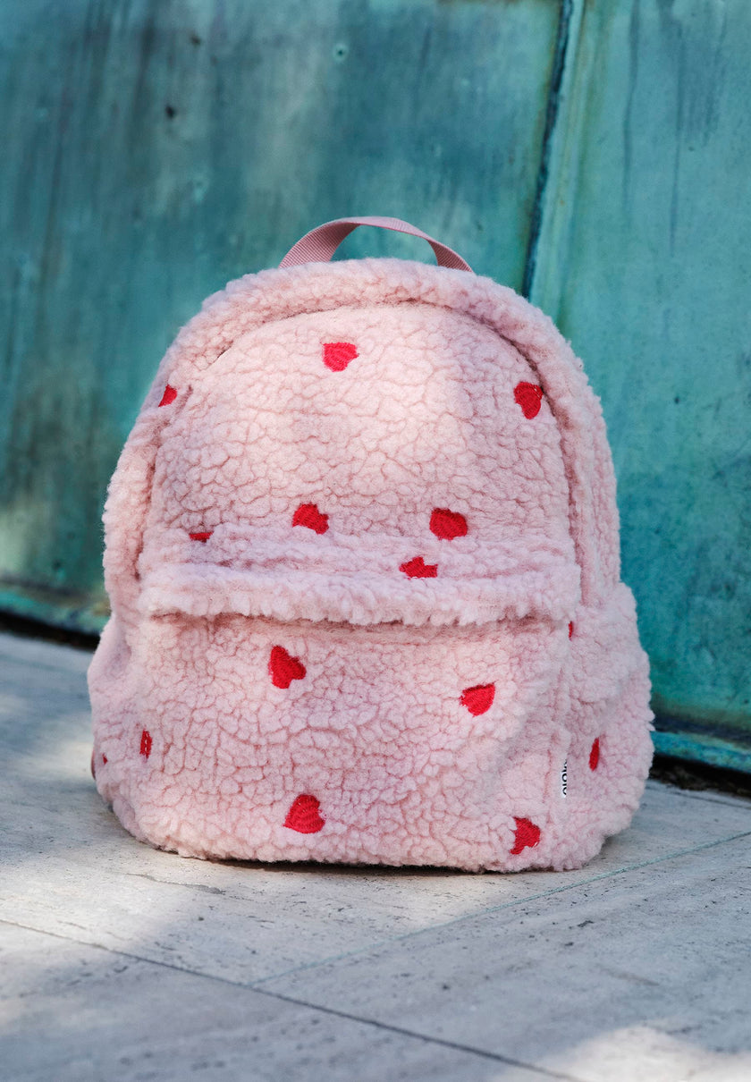 MOLO Backpack Red Hearts Soft