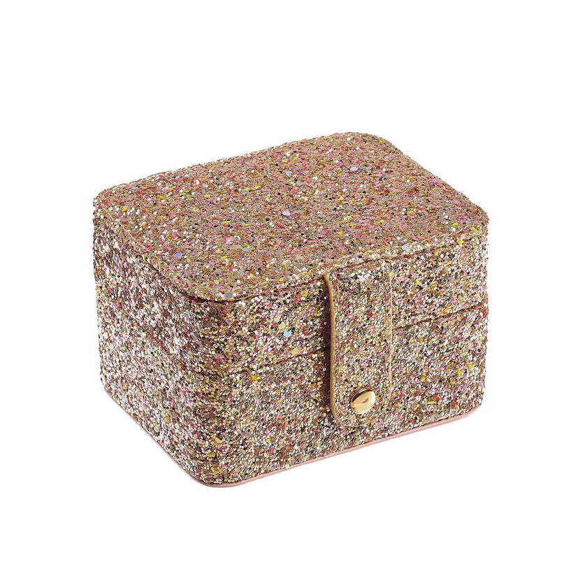 Confetti Glitter Gold Jewellery Box