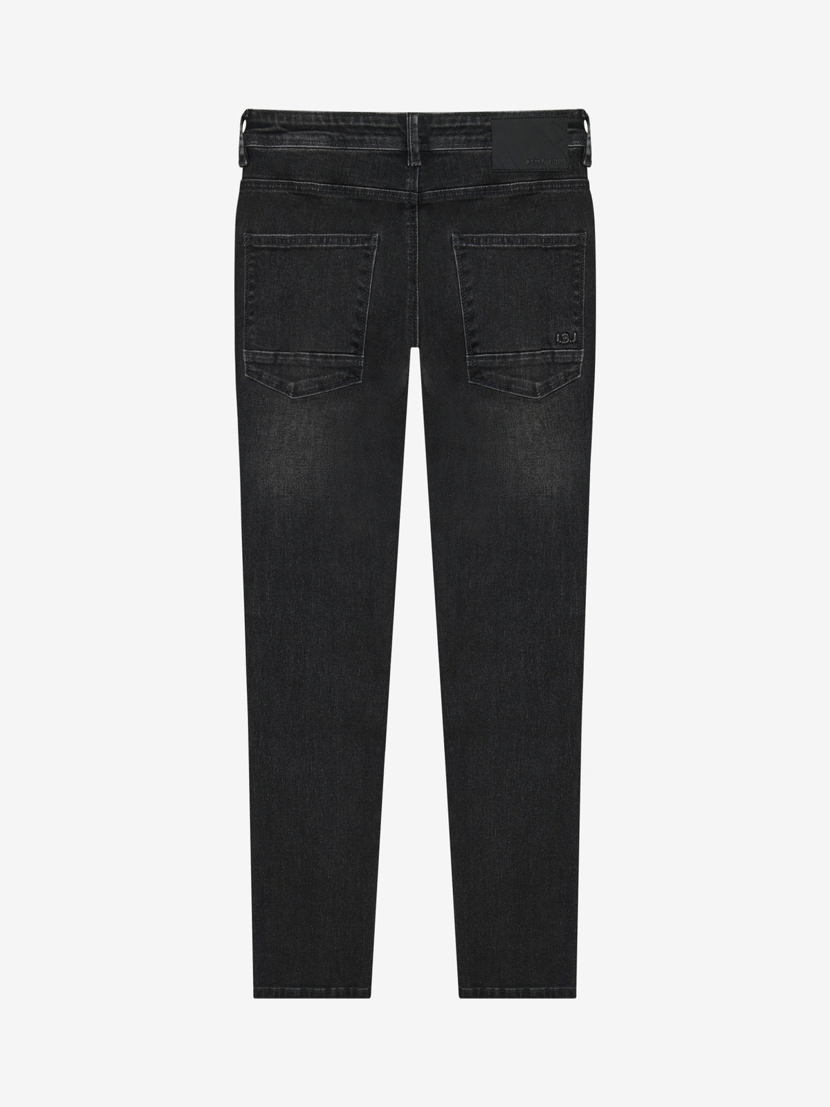 INDIAN BLUE JEANS Boys Straight Fit Black Jeans Black Denim