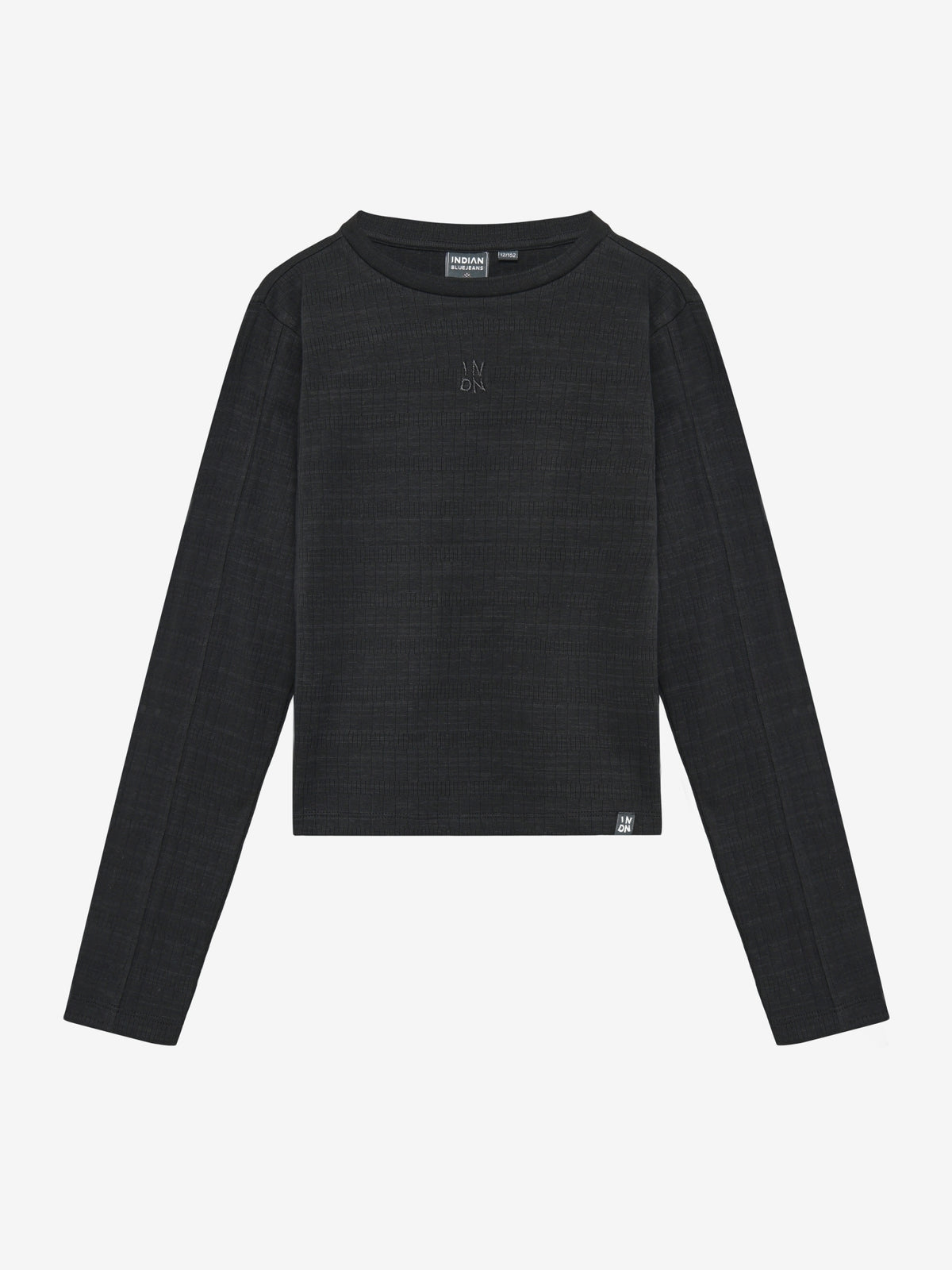 INDIAN BLUE JEANS Girls Longsleeve Rib Black