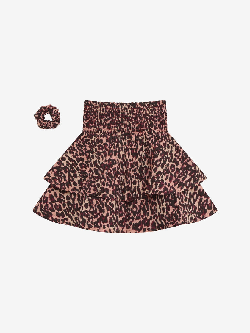 INDIAN BLUE JEANS Girls Skirt Leopard Fig