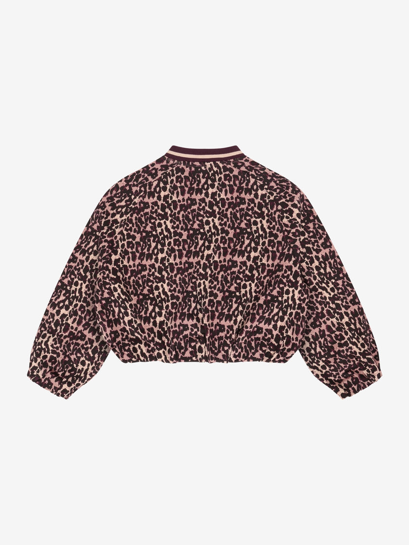INDIAN BLUE JEANS Girls Sweater Leopard Fig