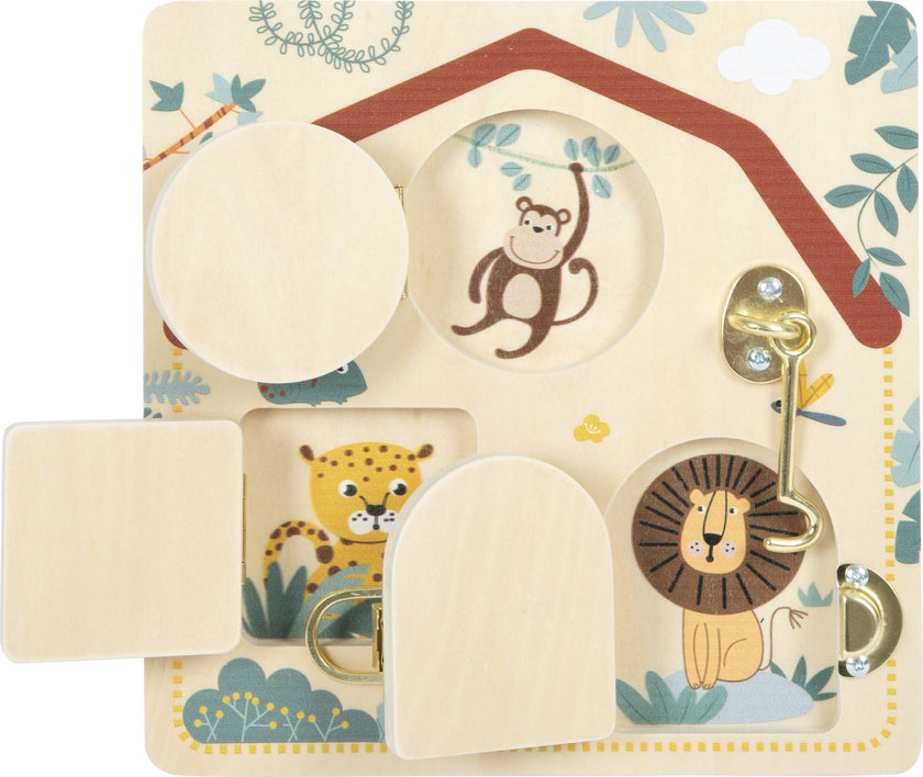 “Safari” motor skills board lock and bar | motor skills toys