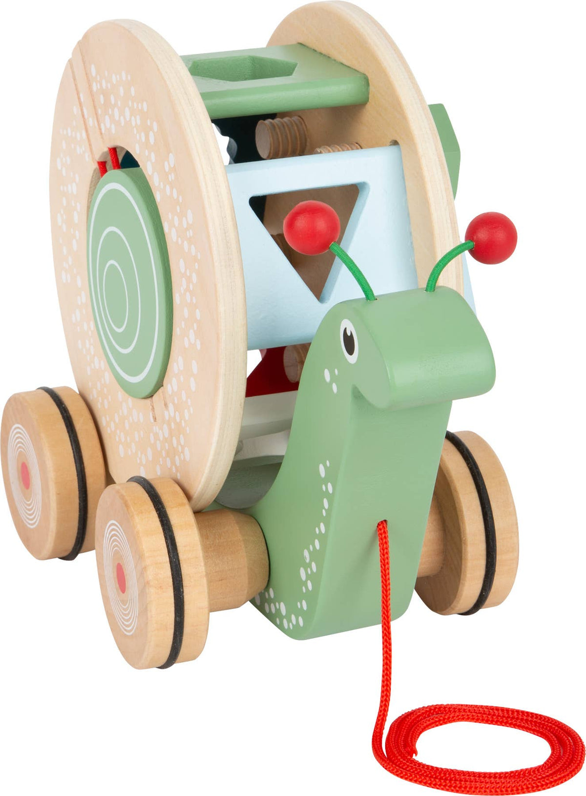 Pull-Along Shape-Fitting Snail