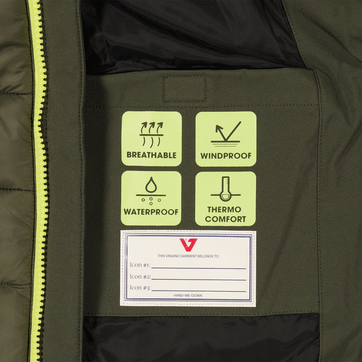 VINGINO Boys Jacket Outdoor Tybri Kambaba