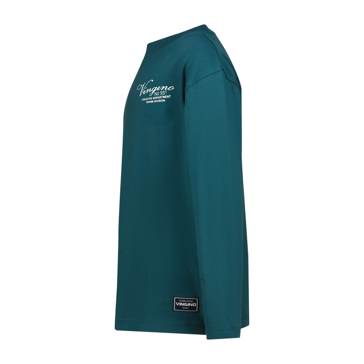 VINGINO Boys T-shirt Icon-basic-LS Deep Teal