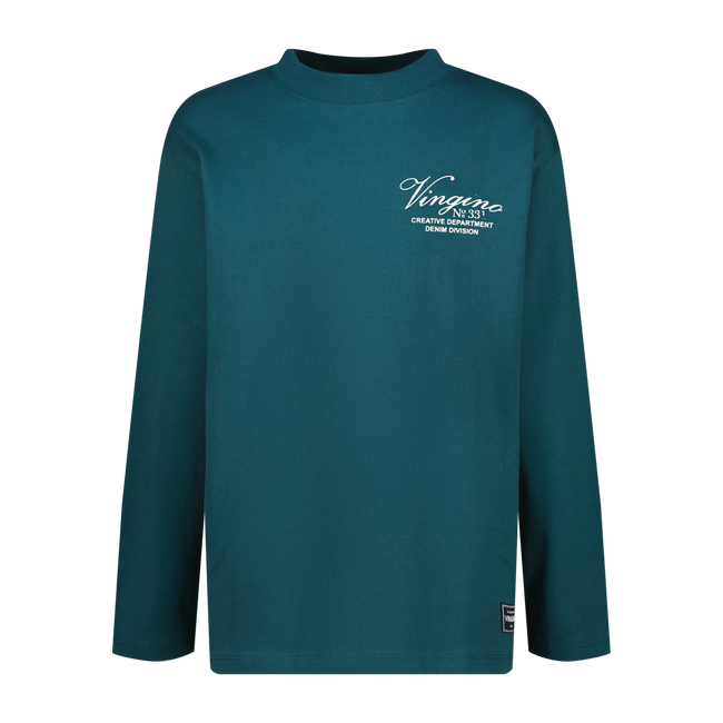 VINGINO Boys T-shirt Icon-basic-LS Deep Teal