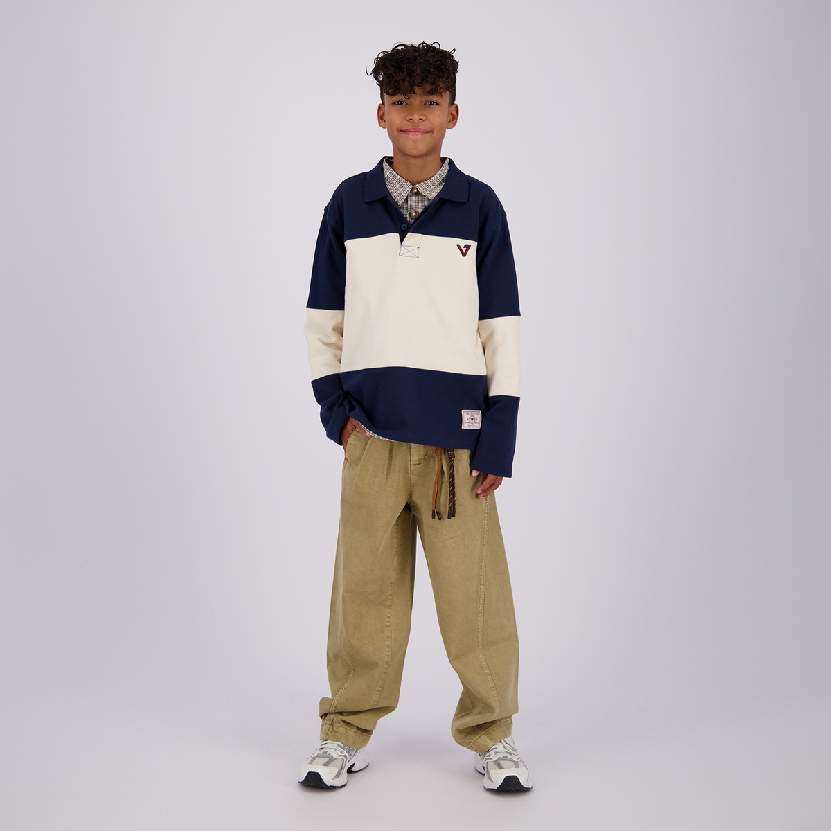 VINGINO Boys Polo / Rugby Kaan Dark Blue
