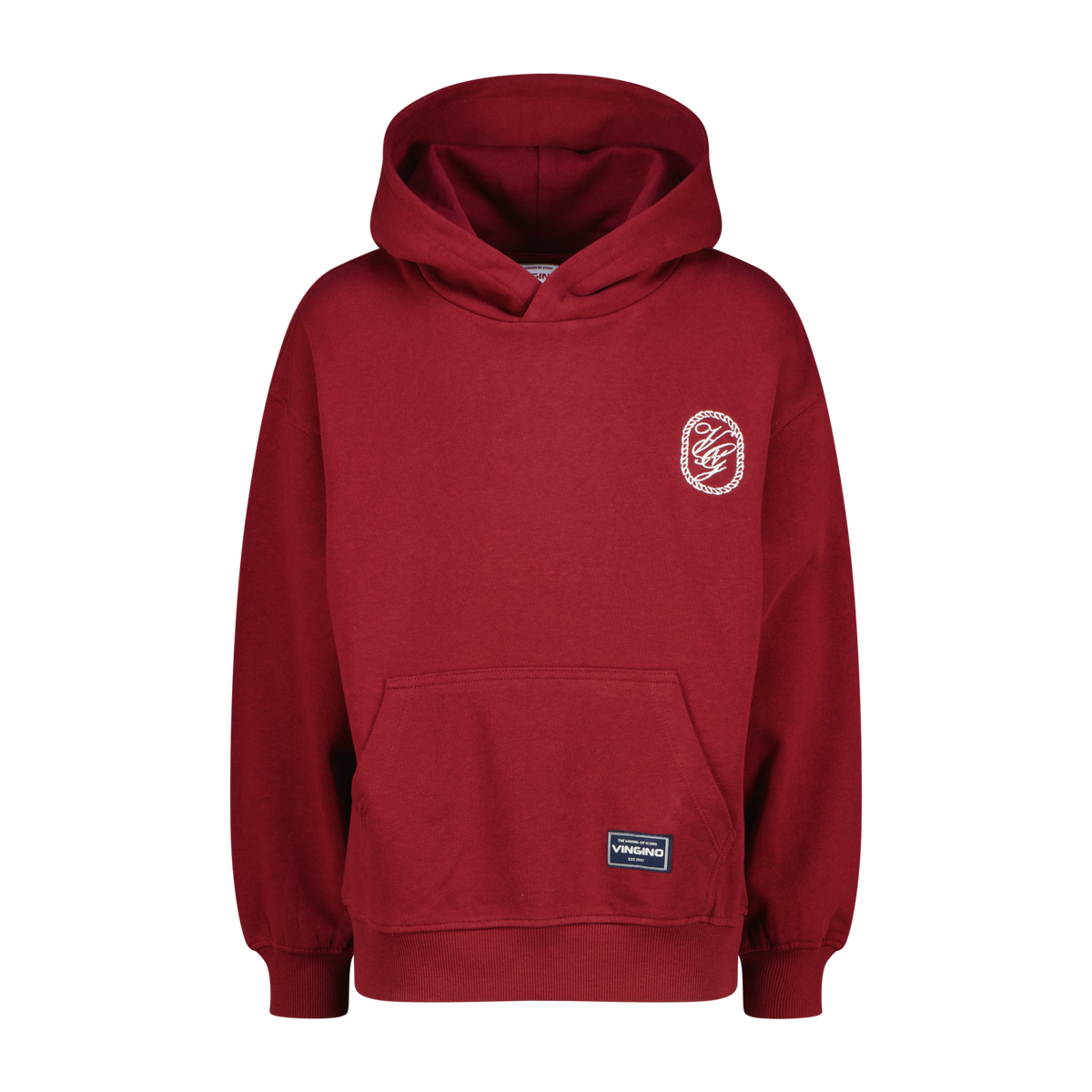 VINGINO Boys Sweater Icon-Hoody Cabernet