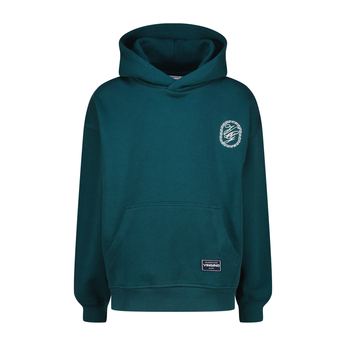 VINGINO Boys Sweater Icon-Hoody Deep Teal