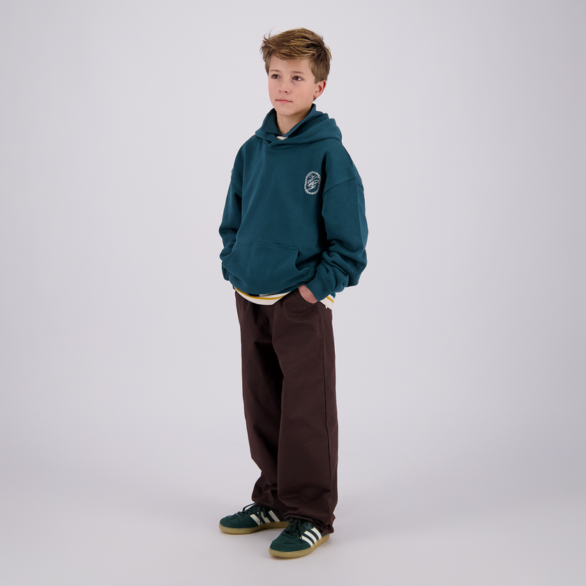 VINGINO Boys Sweater Icon-Hoody Deep Teal