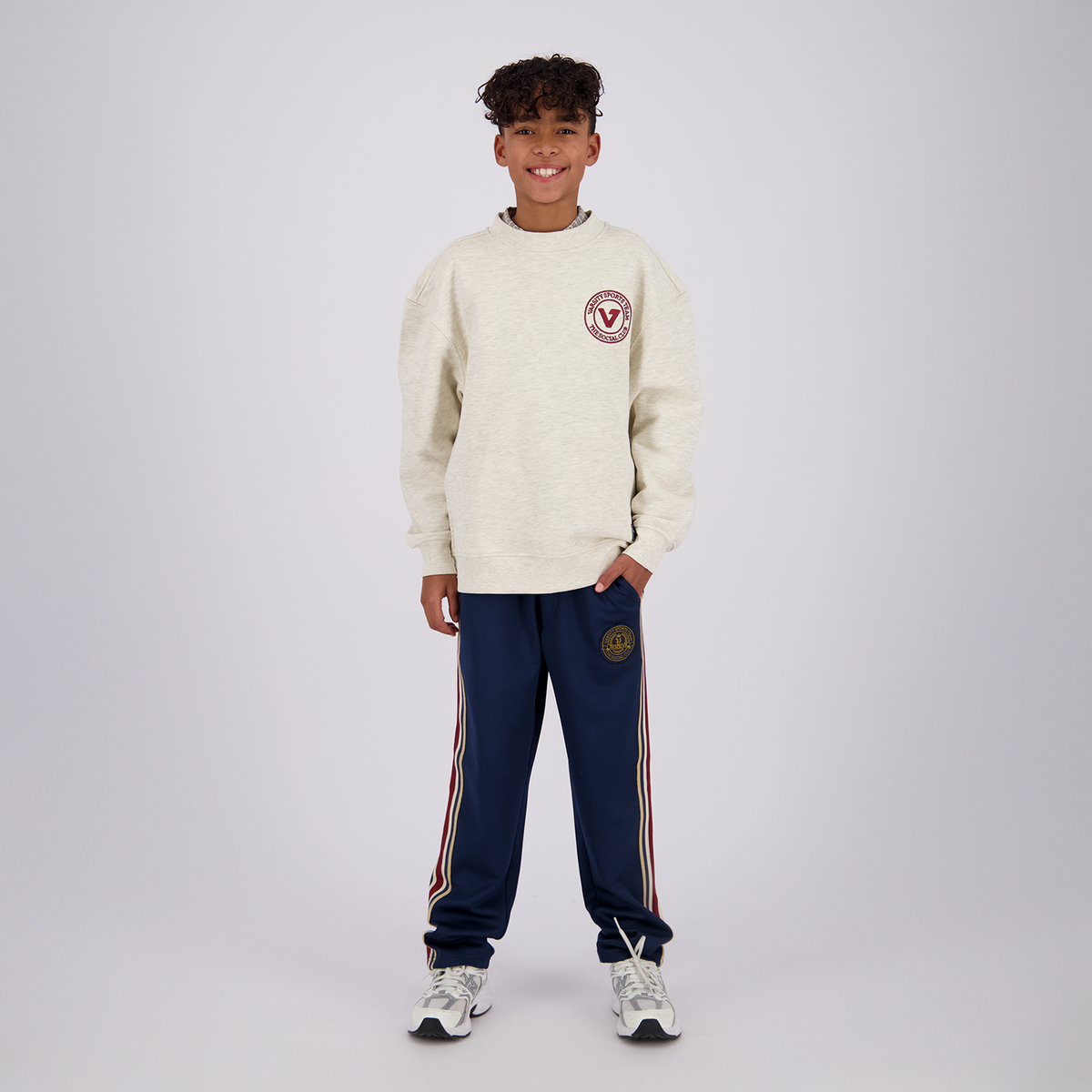 VINGINO Boys Sweater Nomi Soft Vanilla Melee