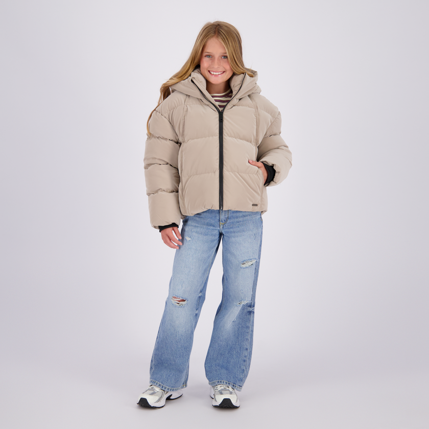 VINGINO Girls Jacket Outdoor Talin Taupe Brown