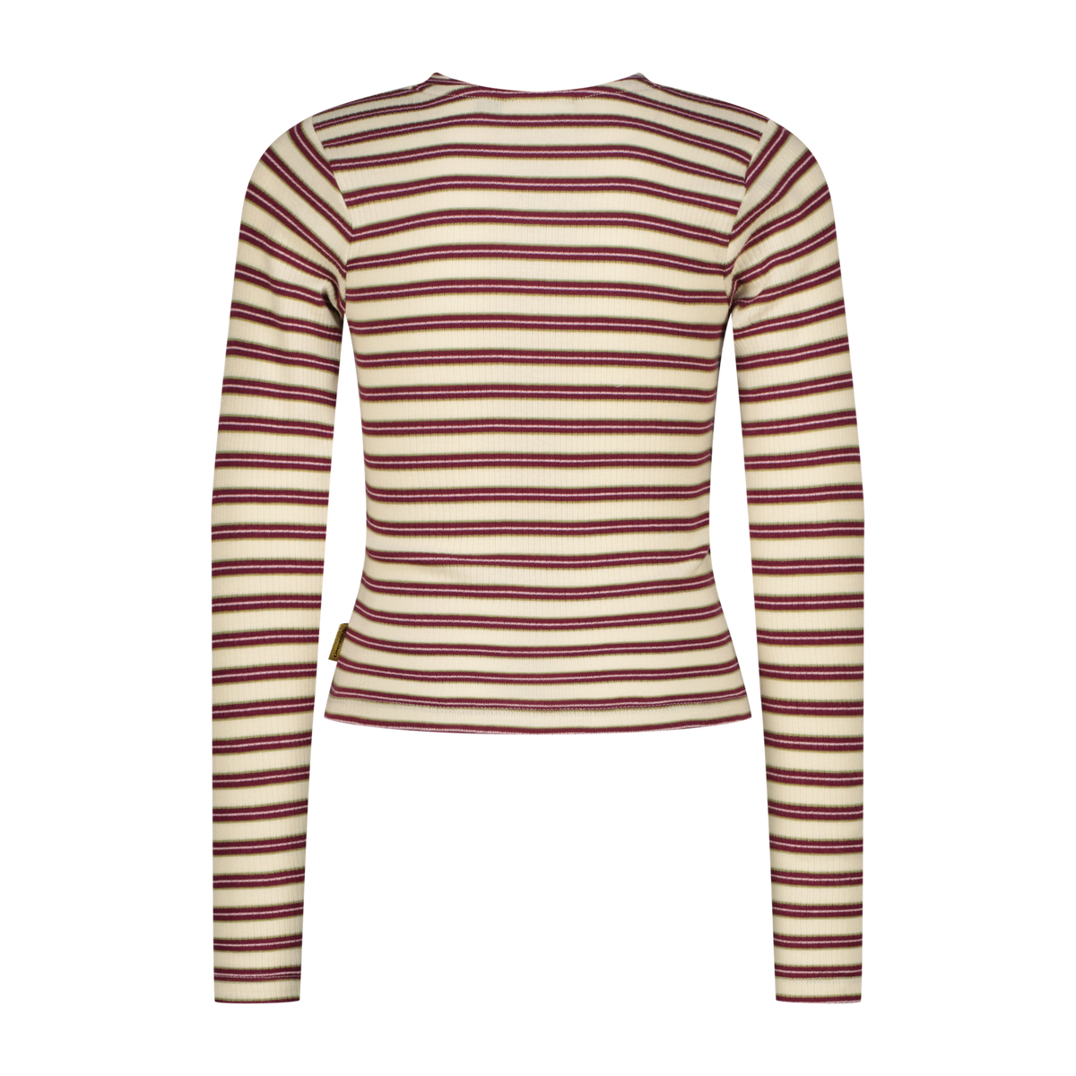 VINGINO Girls T-shirt Icon Stripe Top Macroon White