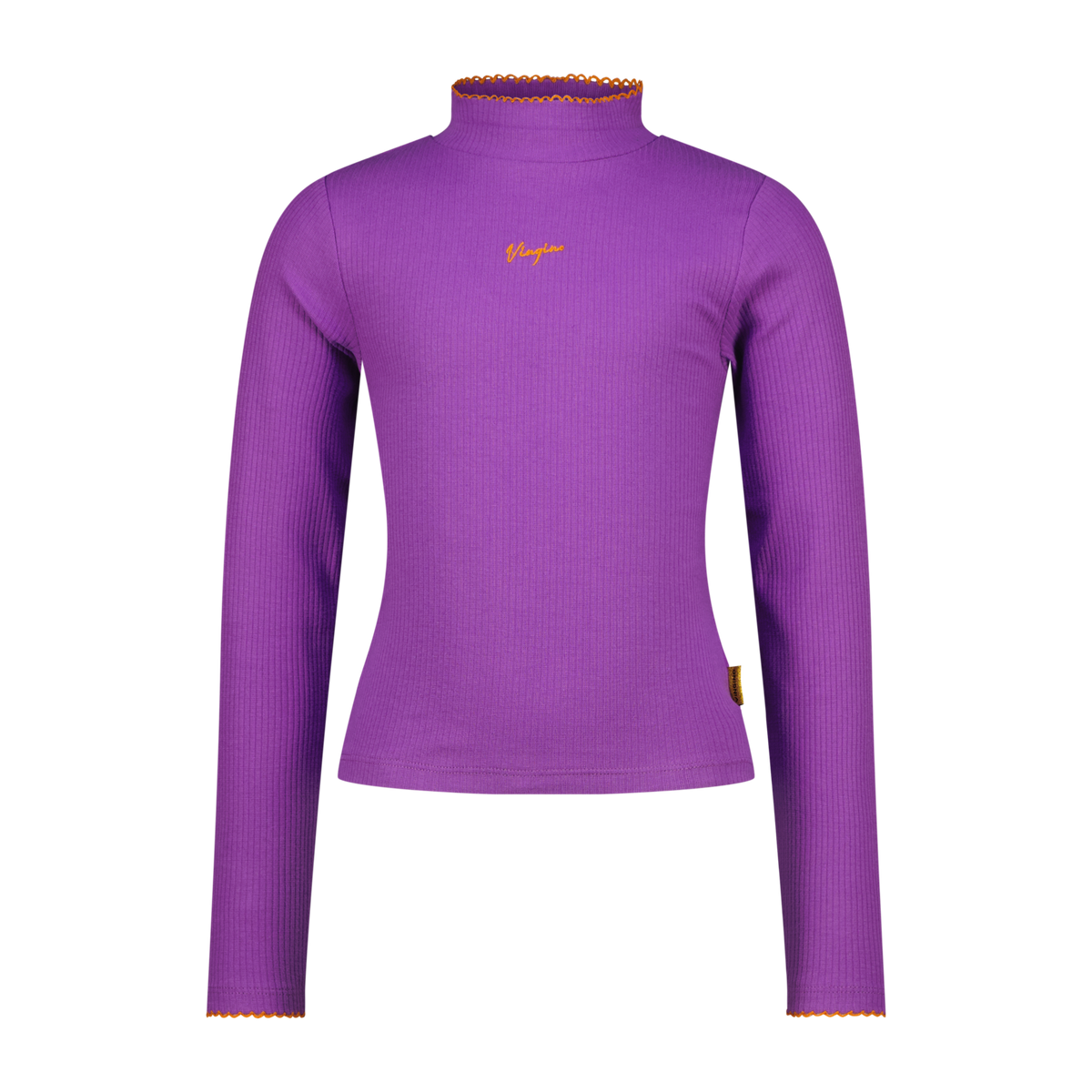 VINGINO Girls T-shirt Icon Rib Top Col True Purple