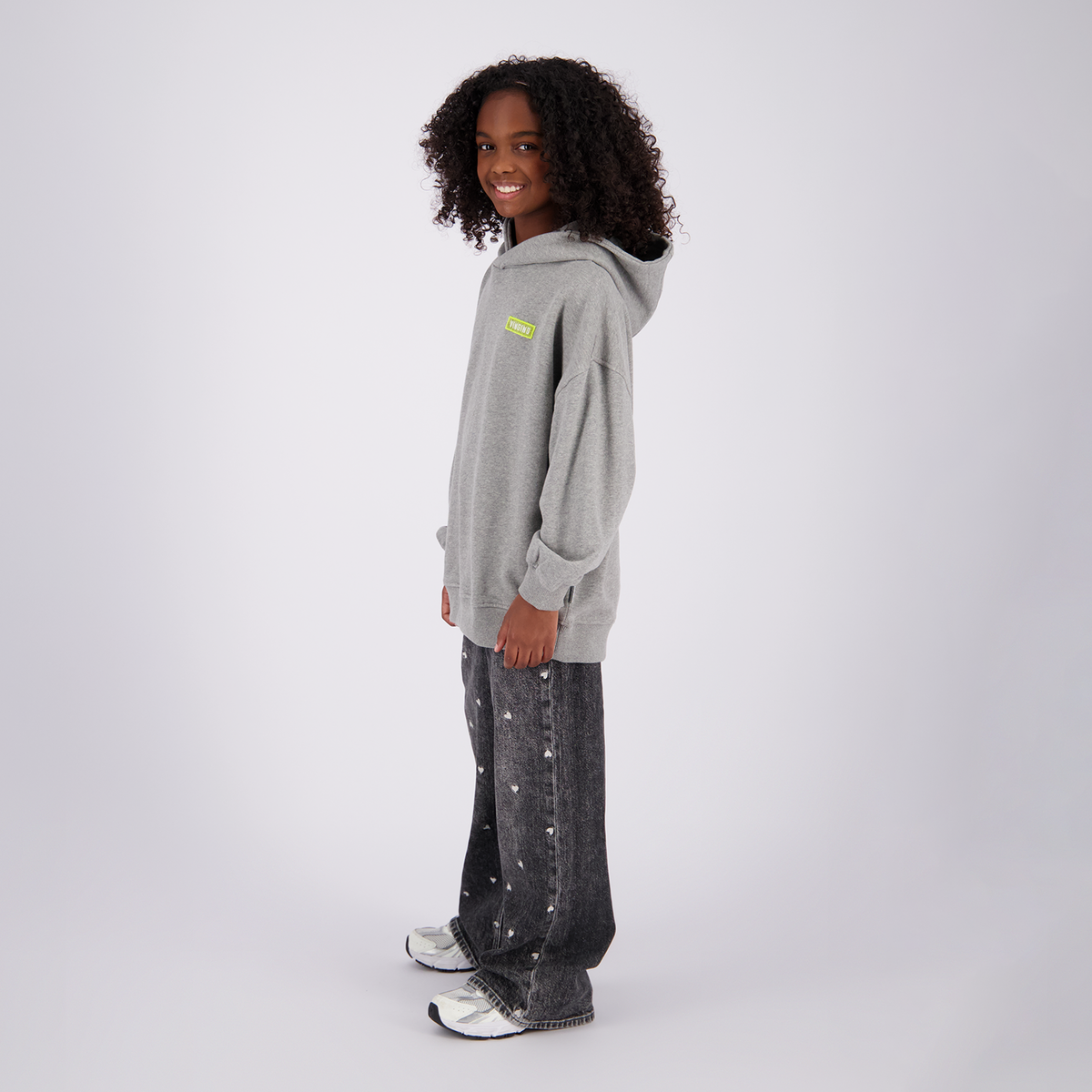 VINGINO Girls Sweater Nadja Grey Mele