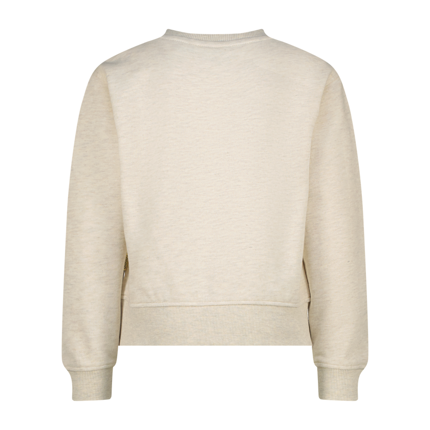 VINGINO Girls Sweater Nieneke Soft Vanilla Melee
