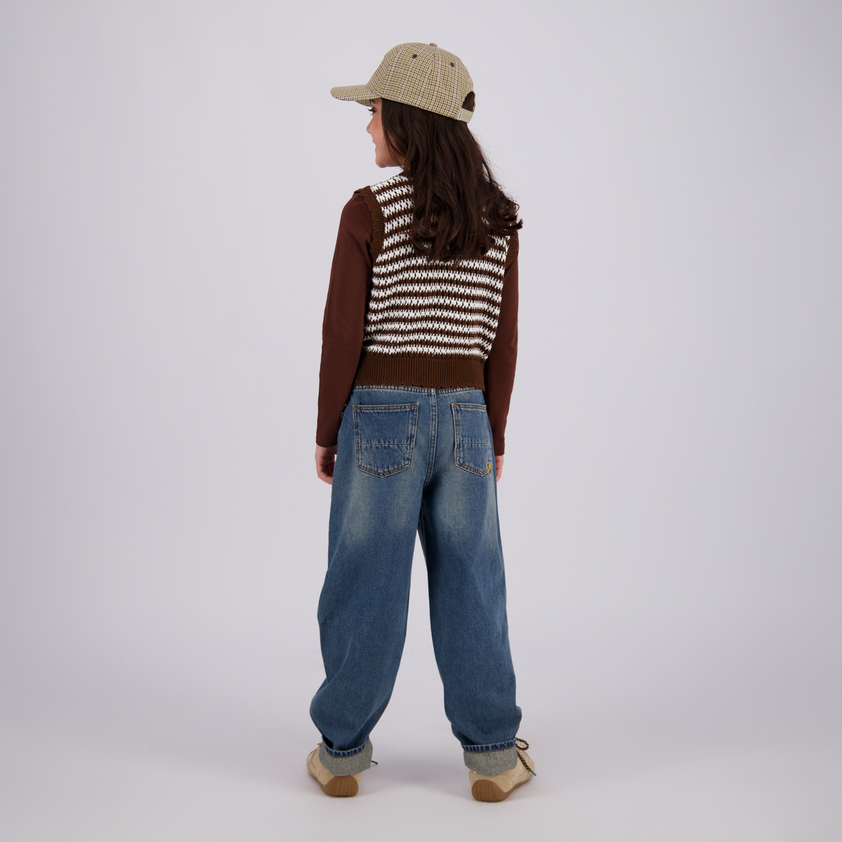 VINGINO Girls Flat Knit Mizzy Potting Soil