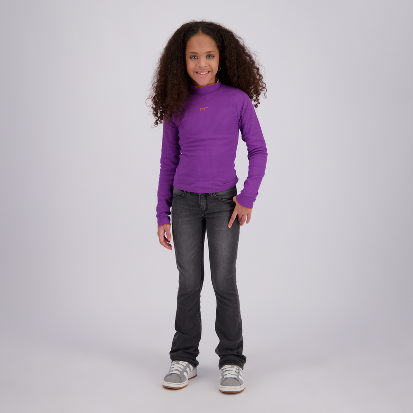 VINGINO Girls Jeans Britte Dark Grey Vintage