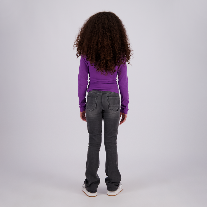 VINGINO Girls Jeans Britte Dark Grey Vintage