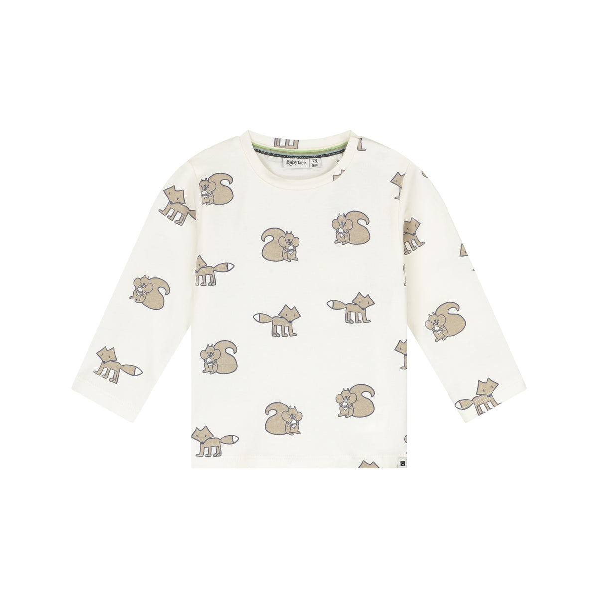 Babyface Baby Boys T-Shirt Long Sleeve Cream