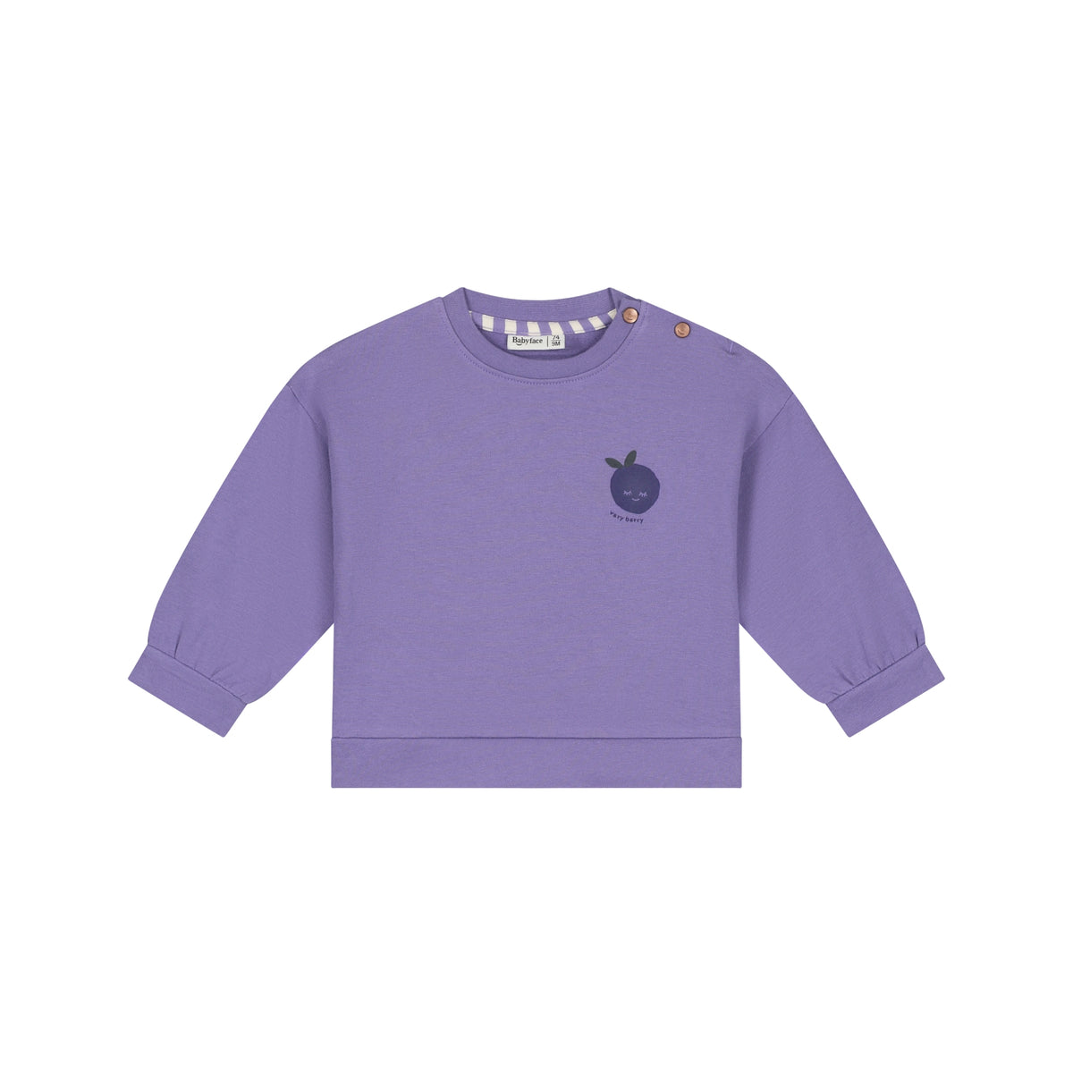 Babyface Baby Girls Sweatshirt Faded Plum