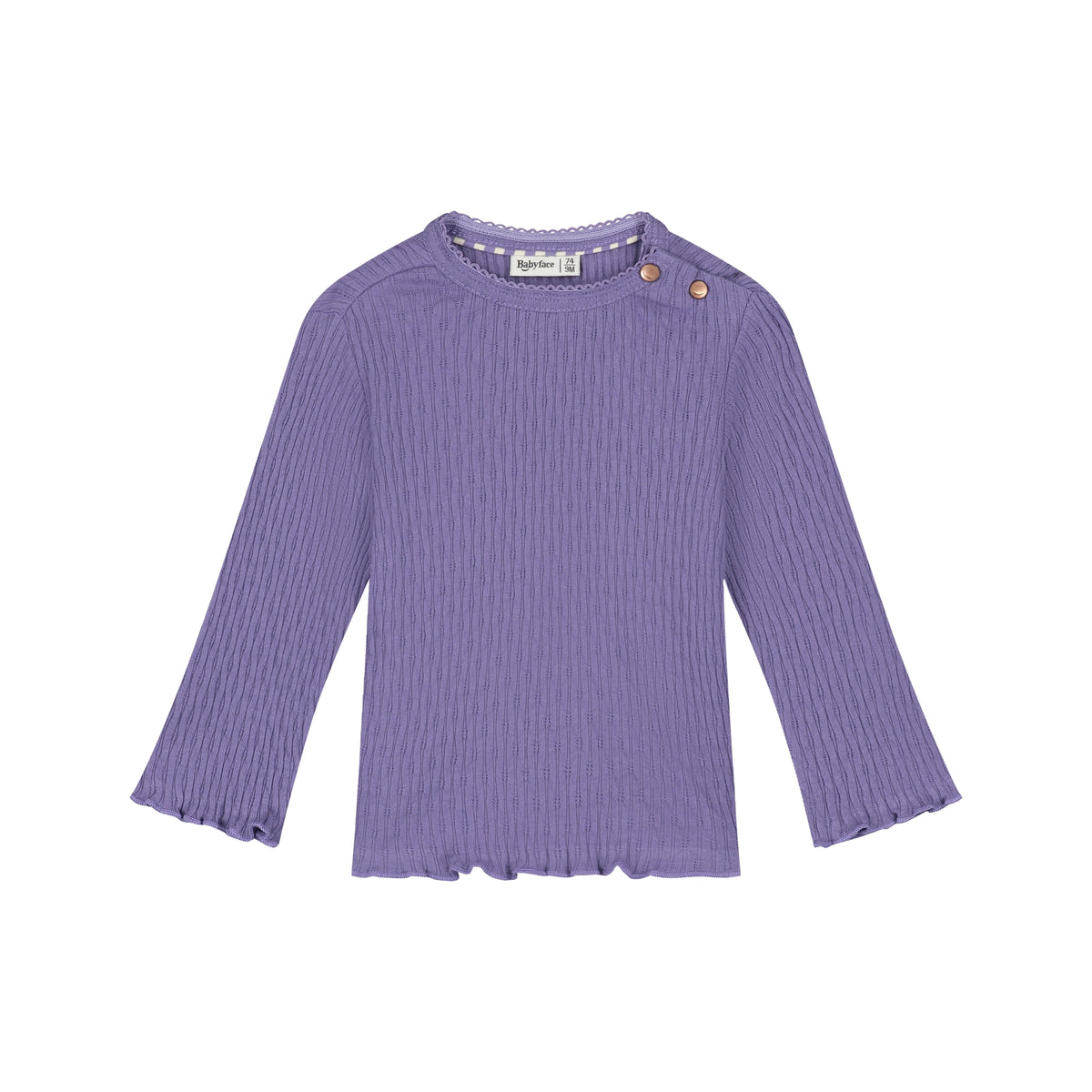 Babyface t-shirt long sleeve faded plum