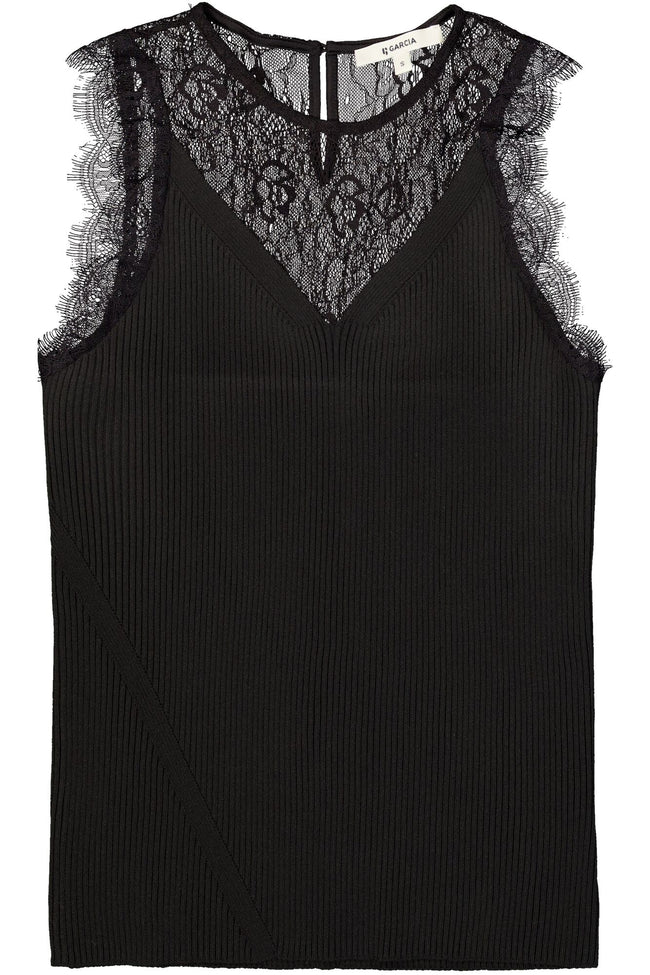 GARCIA Ladies Singlet Black