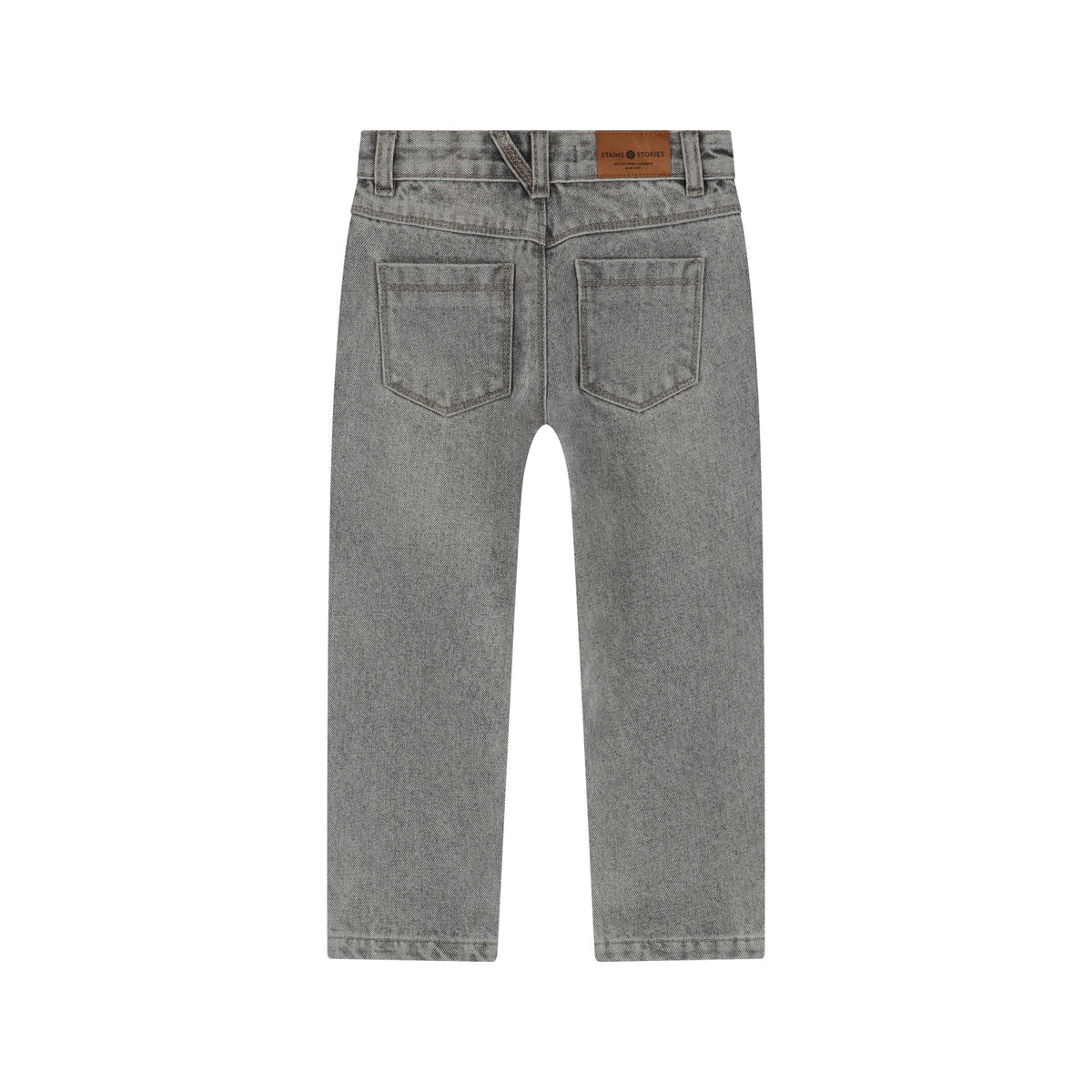 STAINS & STORIES Boys Denim Wide Fit Light Grey Denim