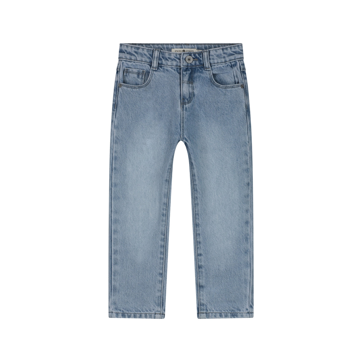 STAINS & STORIES Boys Denim Wide Fit Light Blue Denim