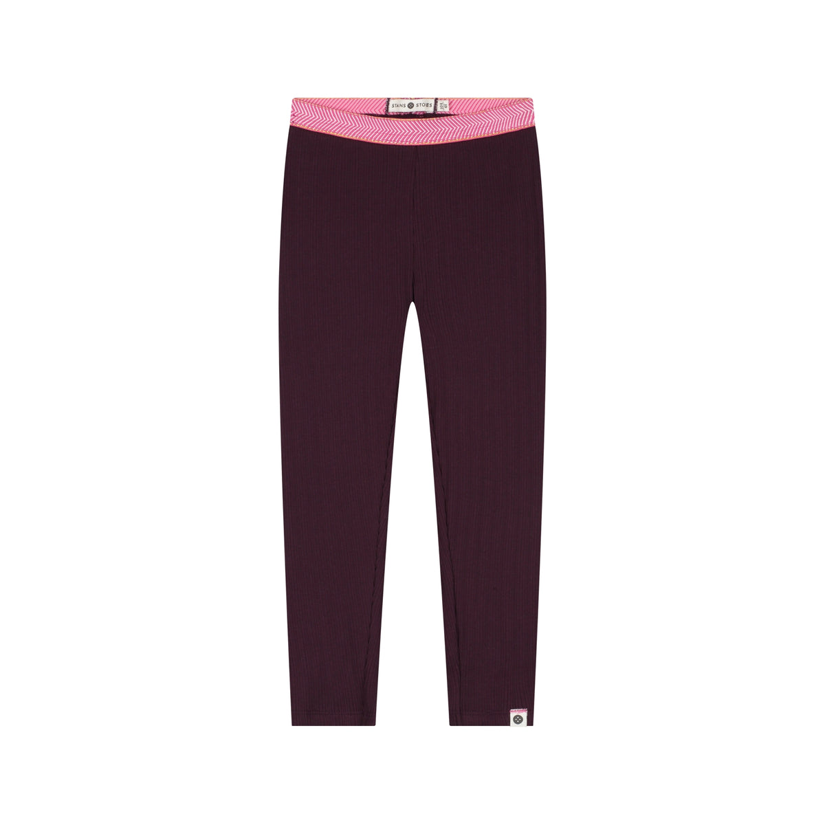 STAINS & STORIES Girls Legging Wine Red
