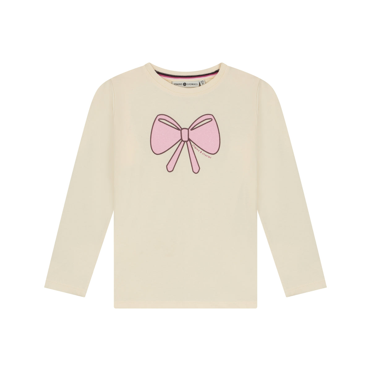 STAINS & STORIES Girls T-shirt Long Sleeve Cream